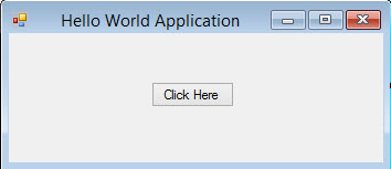 Hello world application